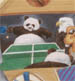 Pudgy Panda Pair playing Ping-Pong
